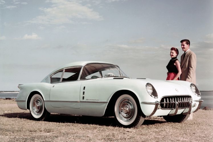 corvette, Muscle, Classic, Hot, Rod, Rods, Hotrod, Custom, Chevy, Chevrolet, Supercar, 1954, Motorama, Corvair HD Wallpaper Desktop Background