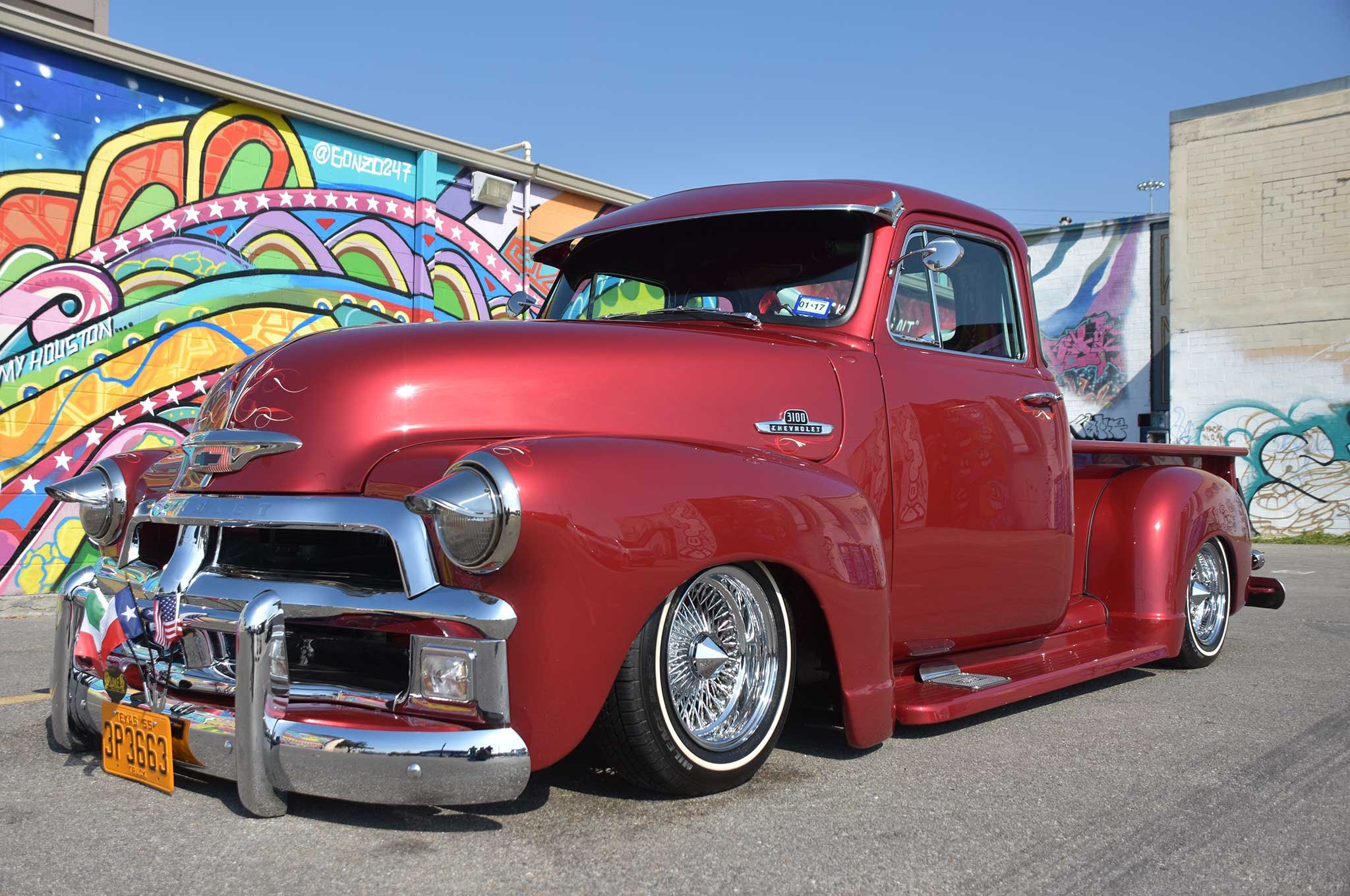 Lowrider pickup truck