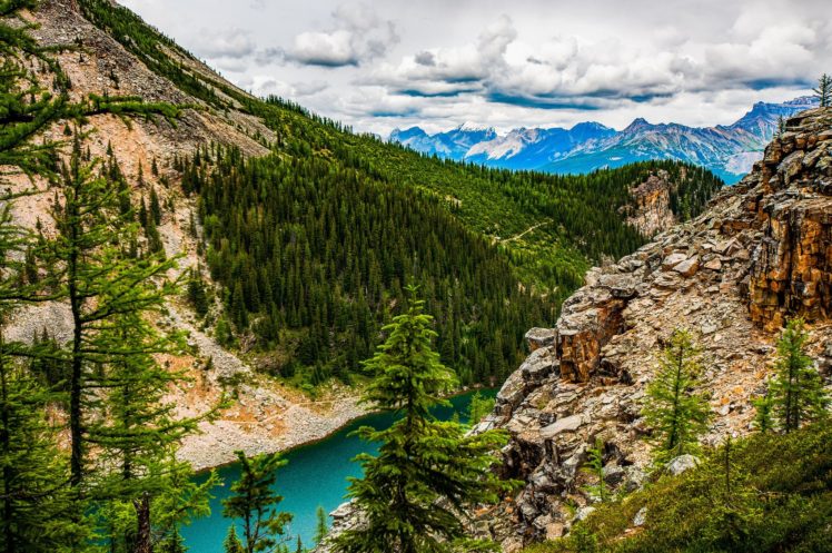 banff, National, Park, Alberta, Canada, Lake, Louise, Banff, Johnston, Canyon, Landscape HD Wallpaper Desktop Background