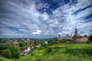 boris, And, Gleb, Cathedral, Monastery, In, Torzhok, Landscape