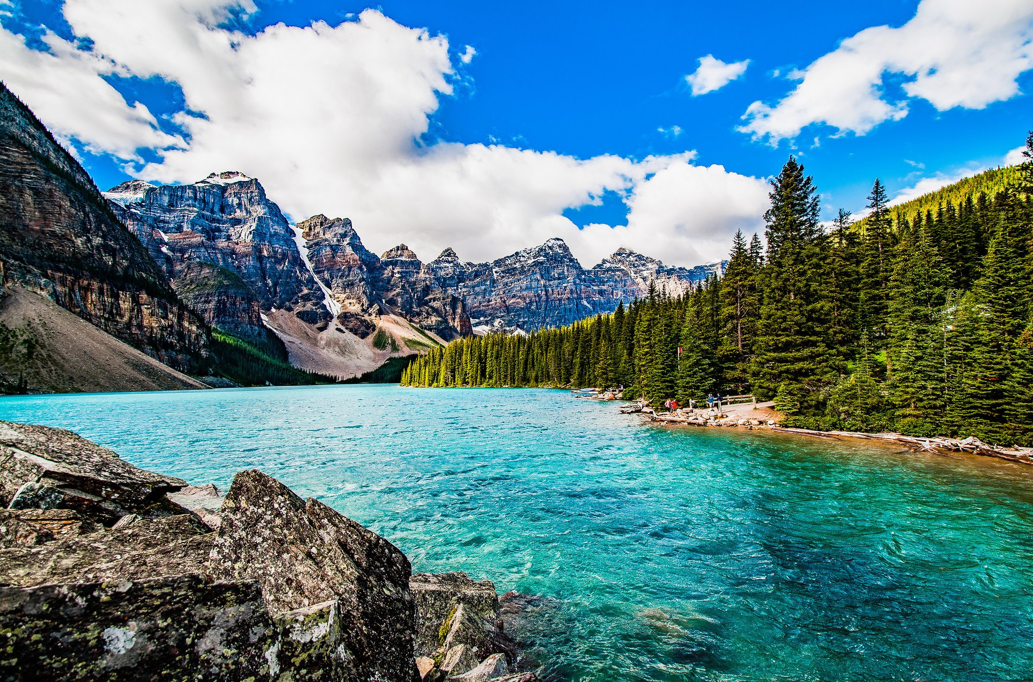 banff, National, Park, Alberta, Canada, Lake, Louise, Banff, Johnston, Canyon, Landscape Wallpaper