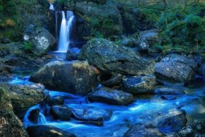 loch, Lomond, And, Trossachs, National, Park, Scotland, Waterfall, Loch, Lomond