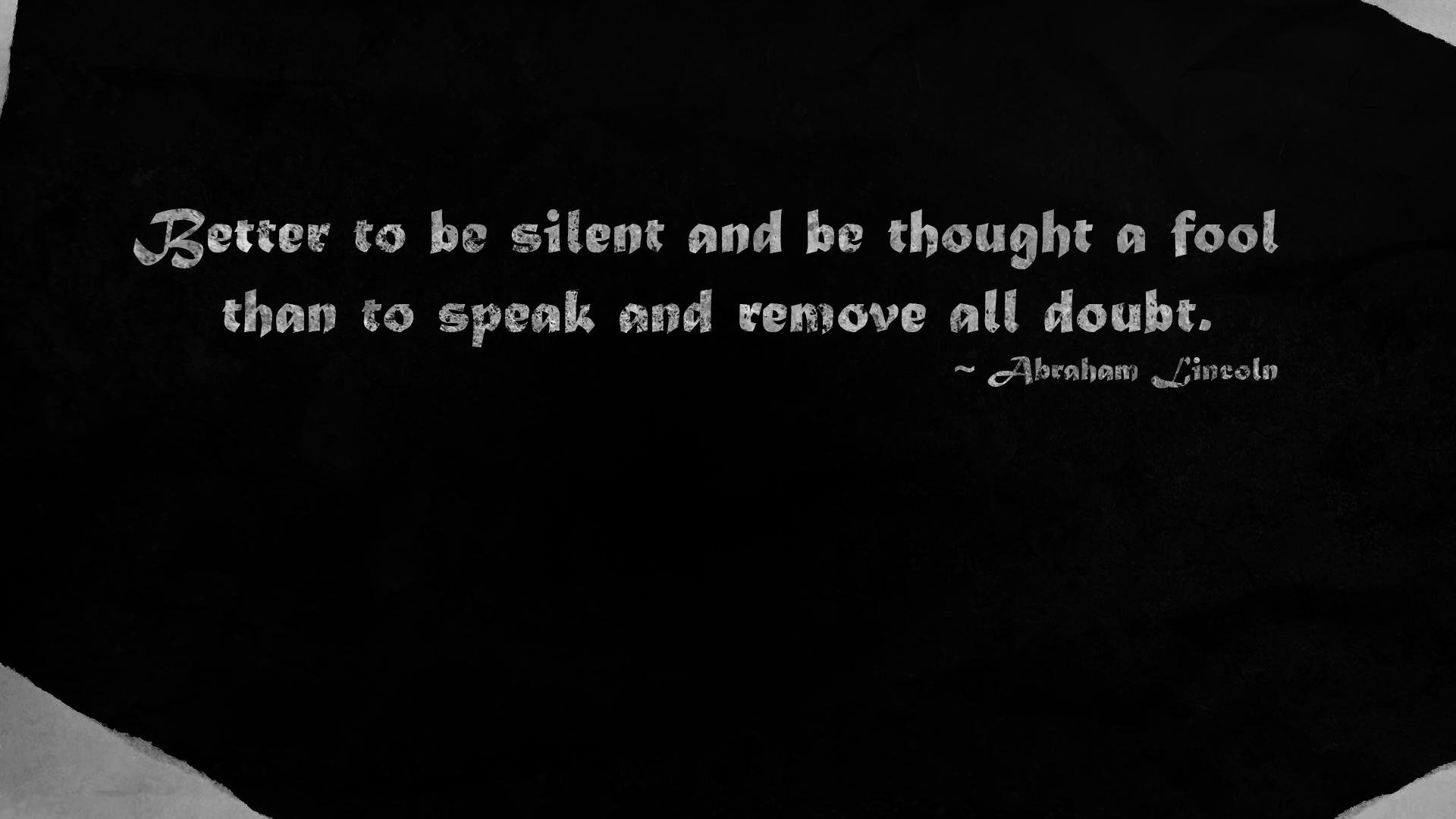 abraham, Lincoln, Bw, Fool, Black, Quotes, Worded Wallpaper