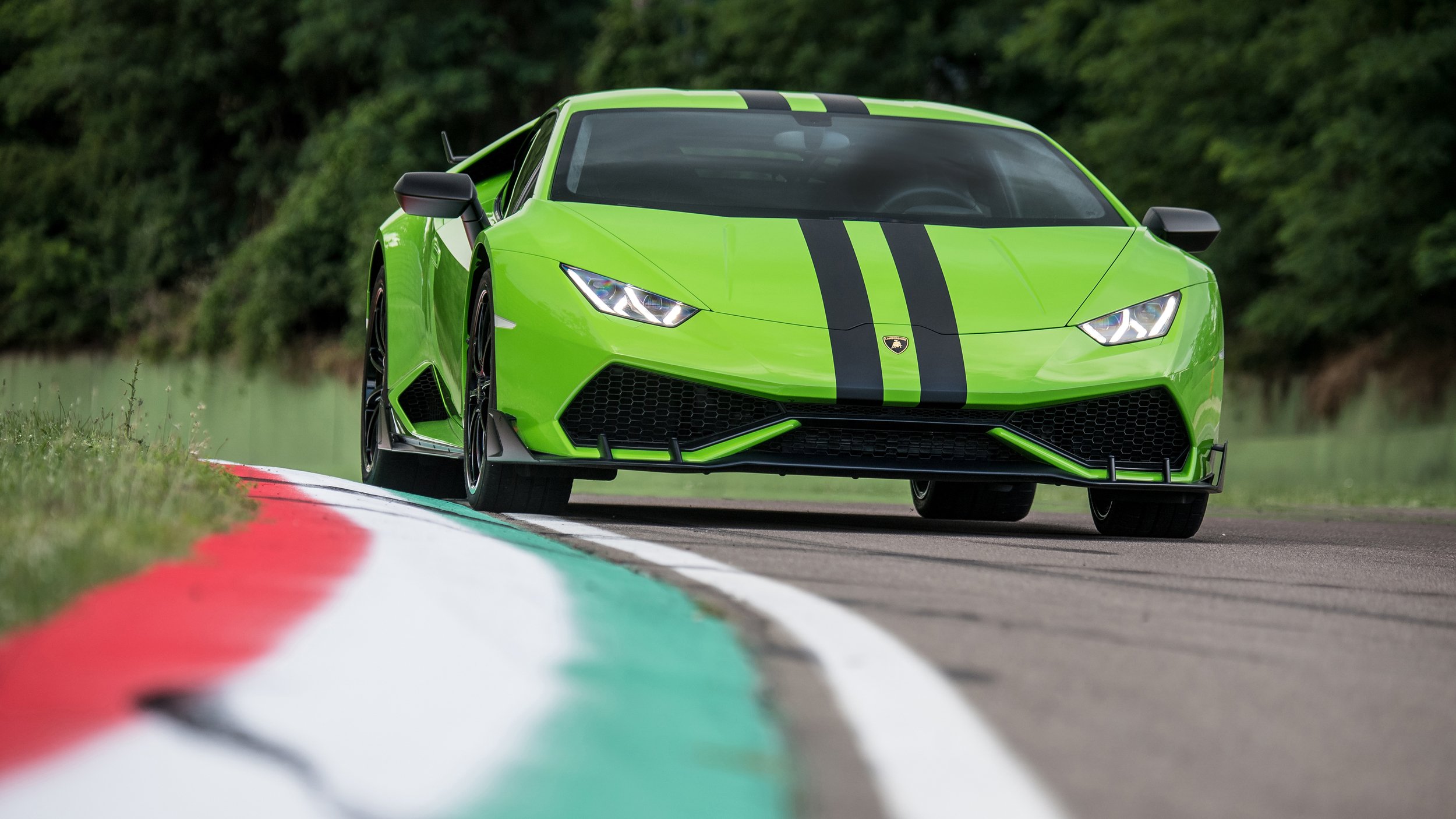 lamborghini, Huracan, Cars, Green Wallpaper