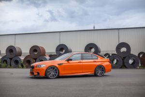 3d, Design, Bmw, M5,  f10 , Cars, Orange, 2016