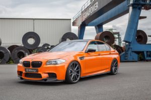 3d, Design, Bmw, M5,  f10 , Cars, Orange, 2016