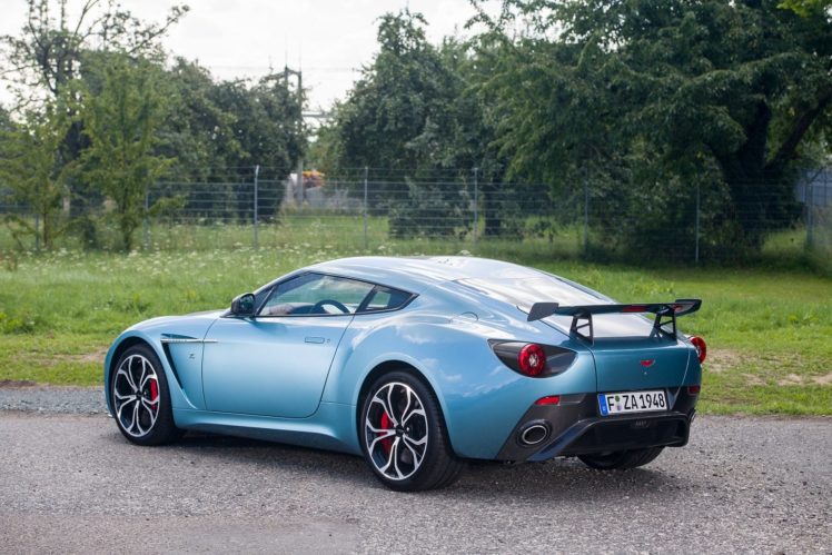 2012, Aston, Martin, V12, Zagato, Cars, Coupe, Blue HD Wallpaper Desktop Background