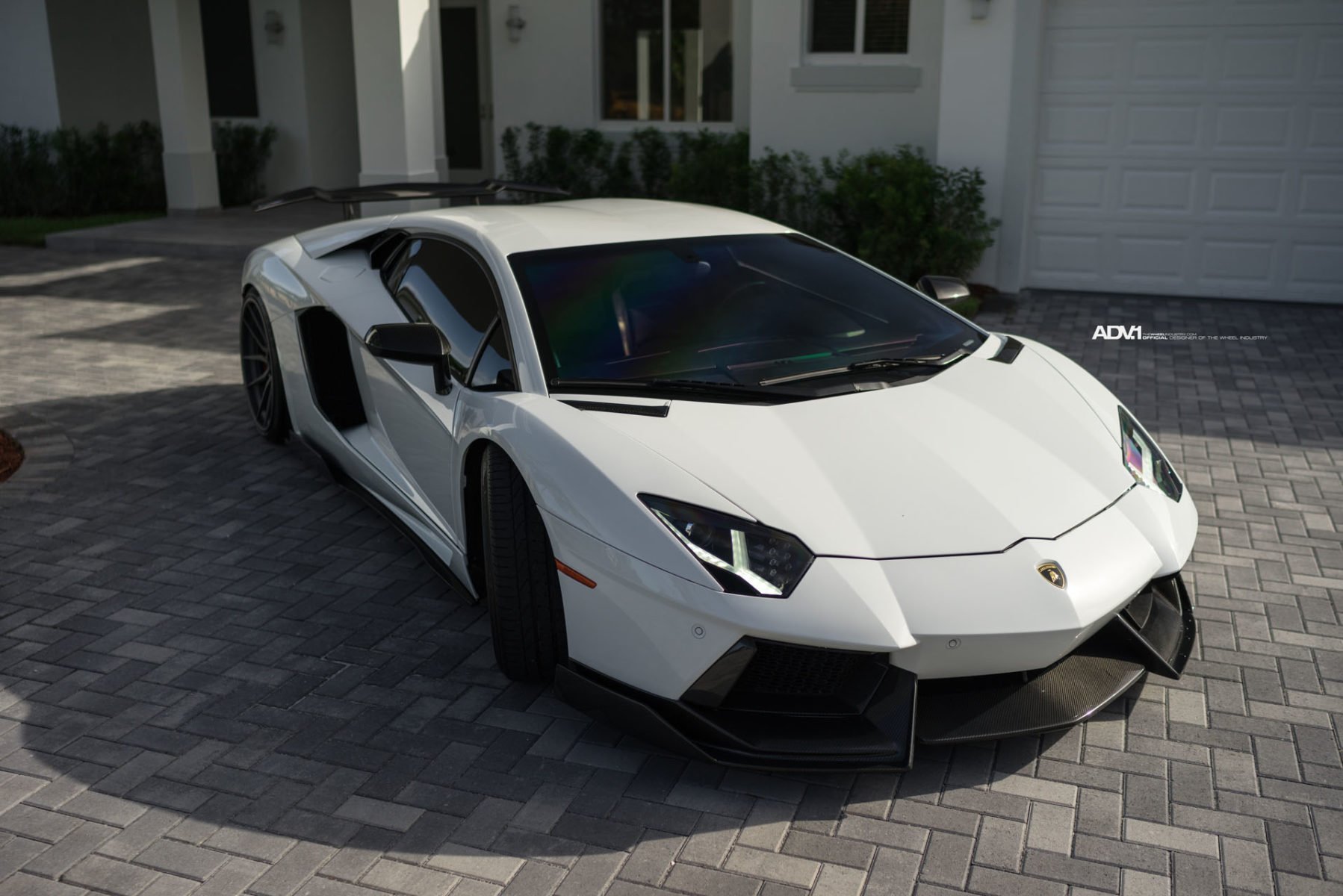 adv1, Wheels, Lamborghini, Aventador, Lp700, Cars, Supercars, White Wallpaper