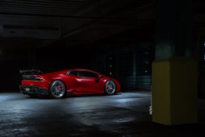 red, Lamborghini, Huracan, Lp610, Cars