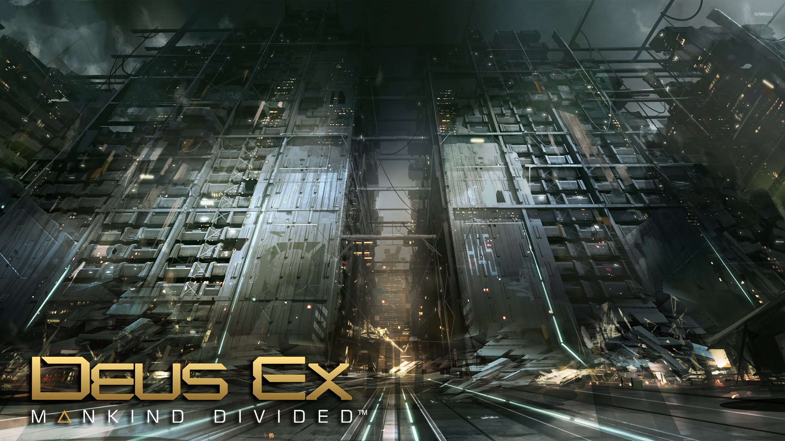 dues, Ex, Cyberpunk, Divided, Fps, Futuristic, Mankind, Rpg, Sci fi, Shooter, Stealth, Tactical, Warrior, Science, Fiction, Fighting, Cyber, Punk, Cyborg, Technics, Mankind, Divided, Human, Revolution, Crime Wallpaper