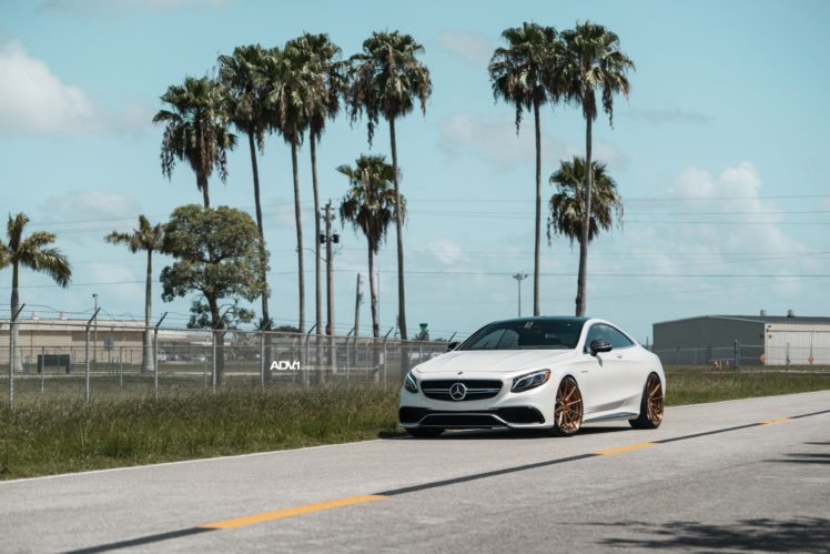 white, Mercedes, S class, Coupe, Adv1, Wheels, Cars HD Wallpaper Desktop Background