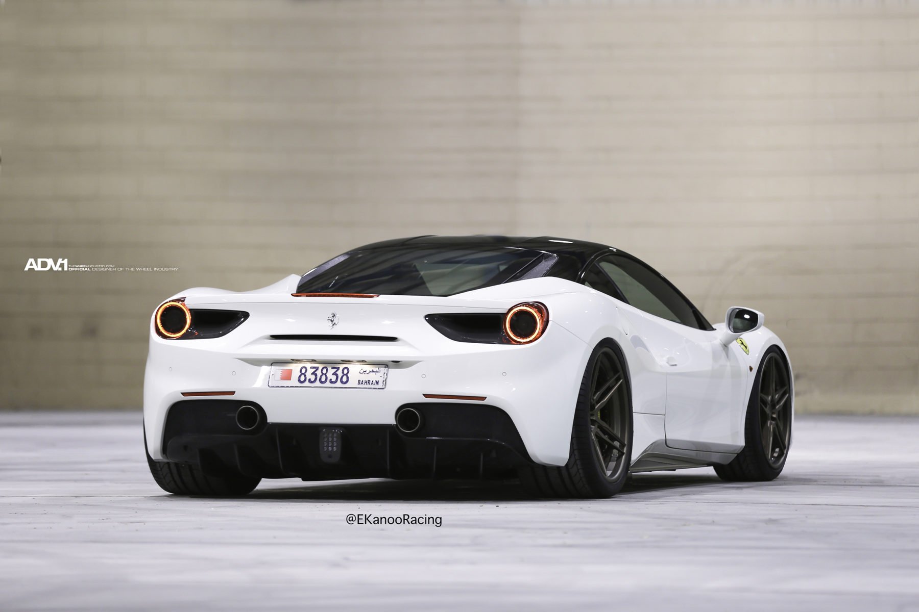 white, Ferrari, 488, Gtb, Adv1, Forged, Wheels, Cars Wallpaper