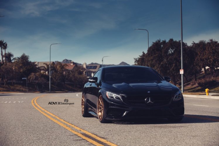 adv1, Wheels, Black, Mercedes, S class, Coupe, Car HD Wallpaper Desktop Background
