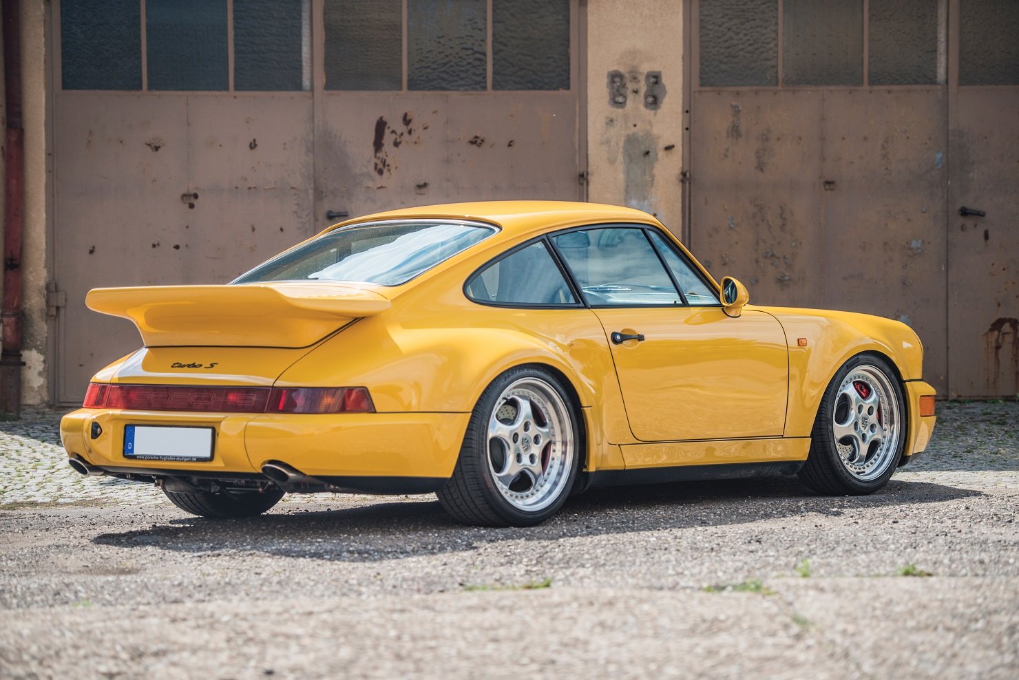 porsche, 911, Turbo, S,  3, 3 , Leichtbau, Prototyp,  964 , Cars, Yellow, 1992 Wallpaper