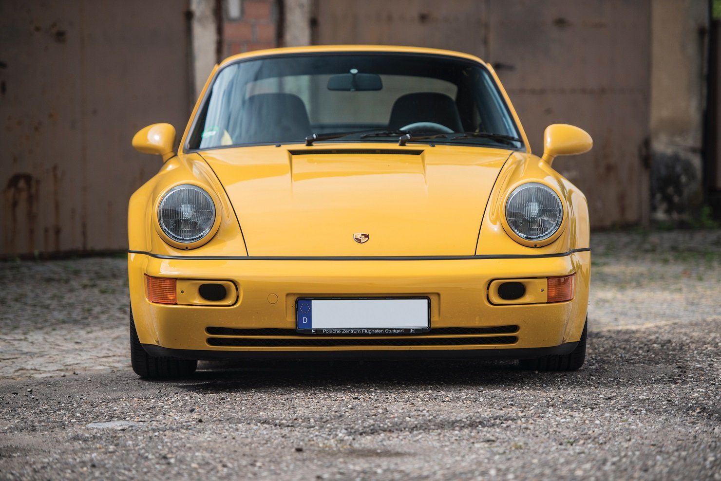 porsche, 911, Turbo, S,  3, 3 , Leichtbau, Prototyp,  964 , Cars, Yellow, 1992 Wallpaper