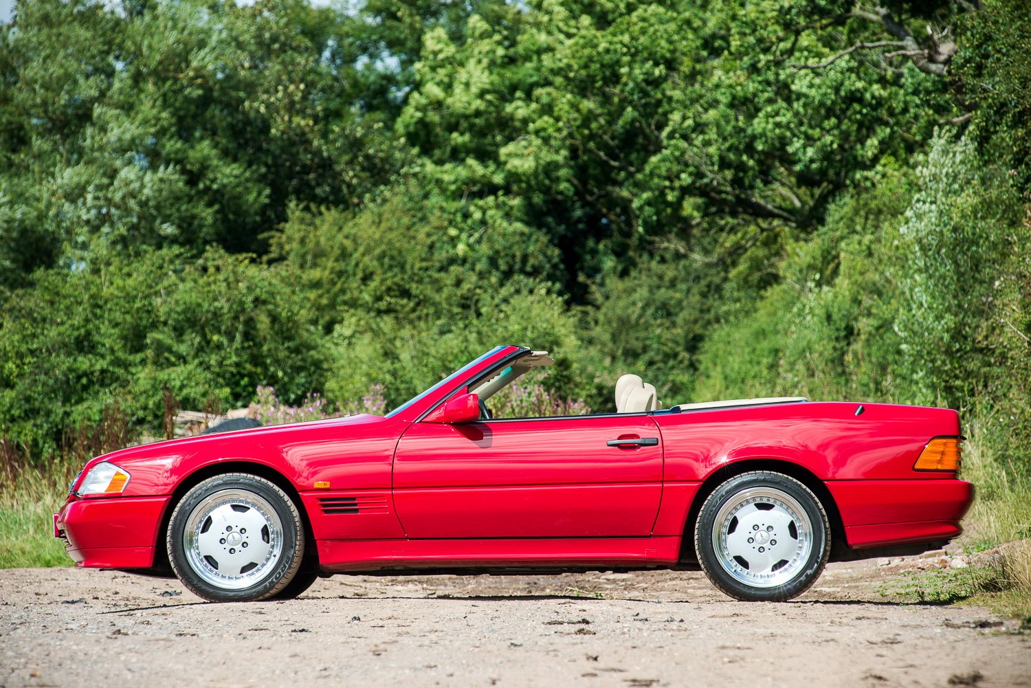 mercedes, Benz, Sl 60, Amg, Uk spec, Convertible, Red, 1993 Wallpaper