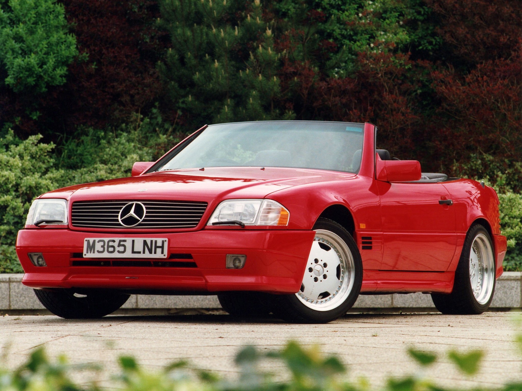 mercedes, Benz, Sl 60, Amg, Uk spec, Convertible, Red, 1993 Wallpaper