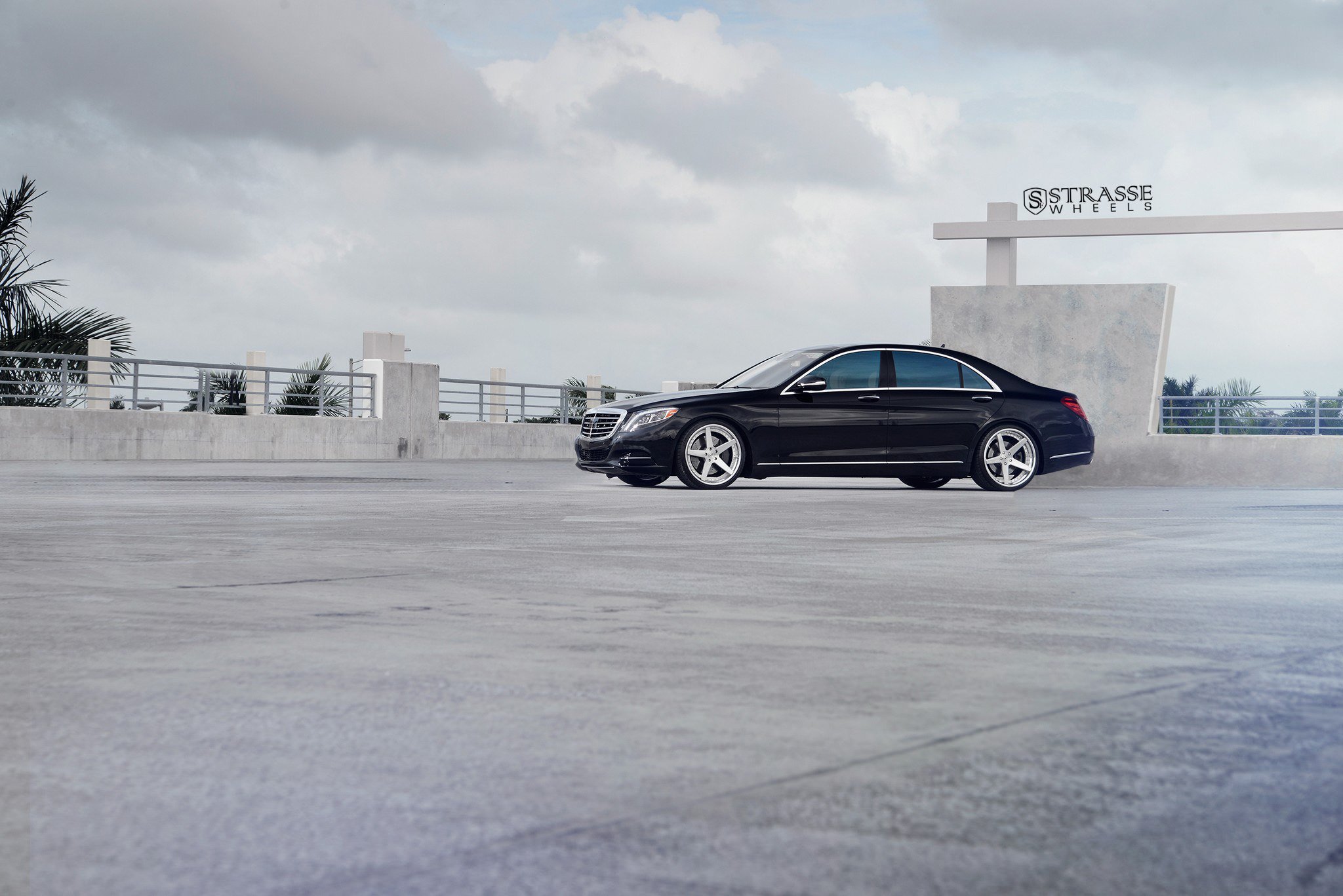 strasse, Wheels, Mercedes, Benz, S550, Cars, Black, Sedan Wallpaper