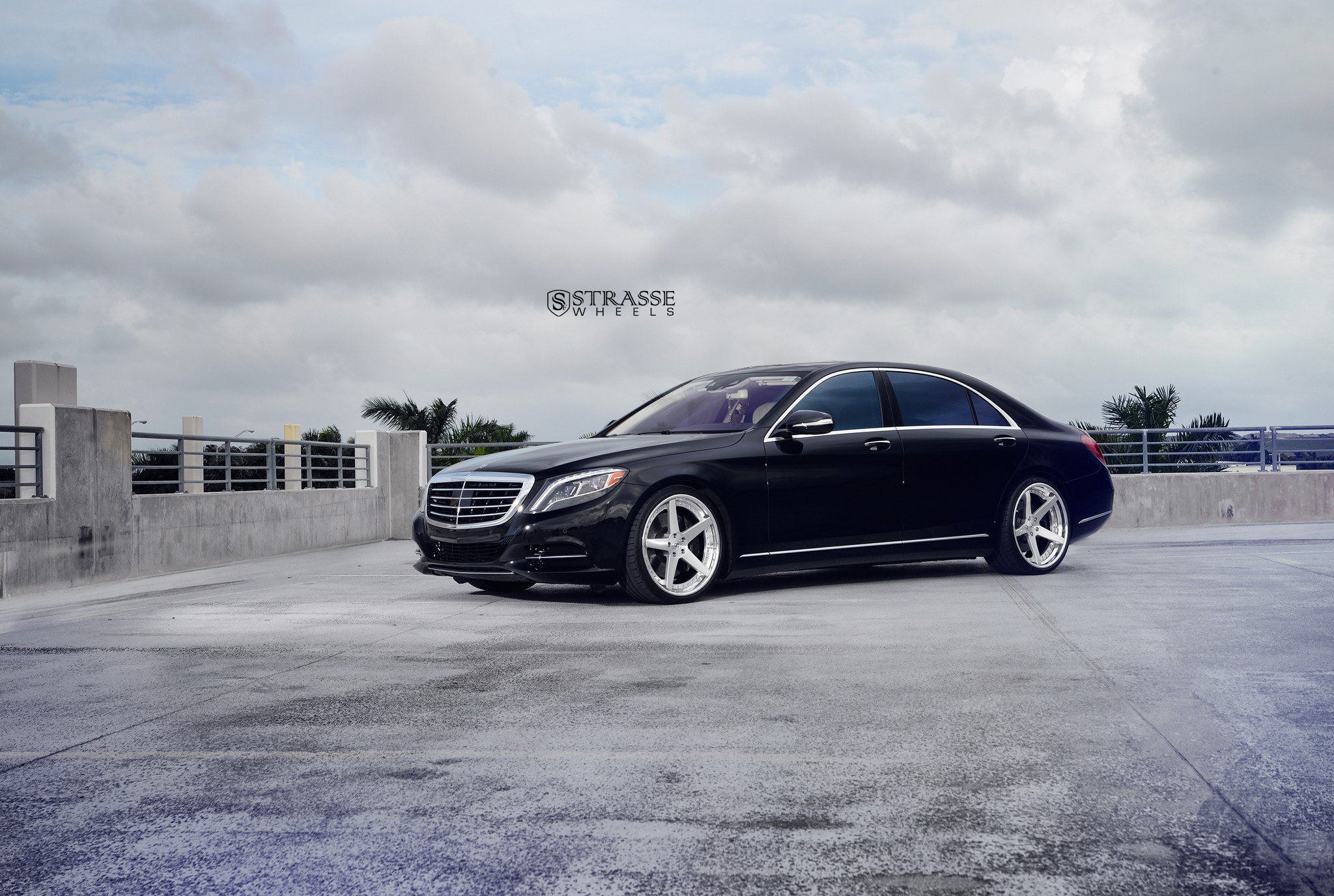 strasse, Wheels, Mercedes, Benz, S550, Cars, Black, Sedan Wallpaper