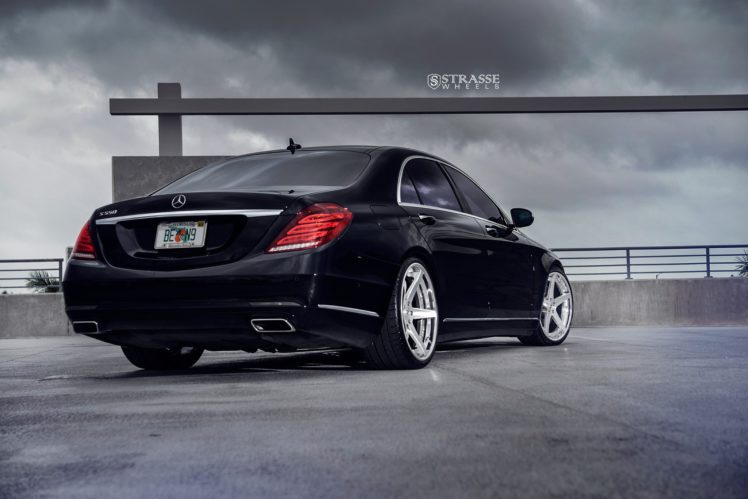 strasse, Wheels, Mercedes, Benz, S550, Cars, Black, Sedan HD Wallpaper Desktop Background