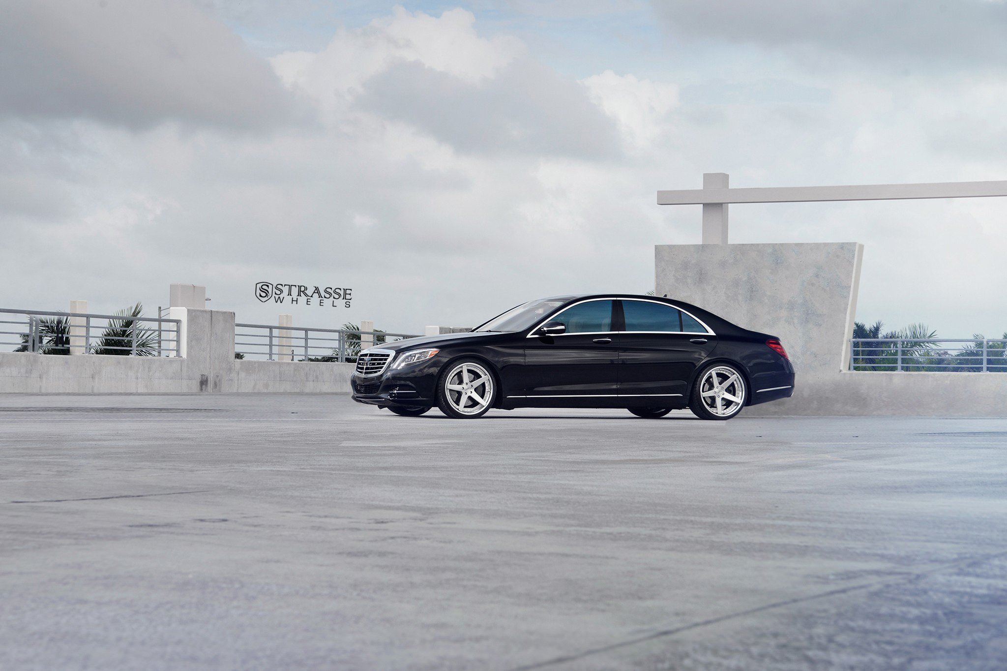 strasse, Wheels, Mercedes, Benz, S550, Cars, Black, Sedan Wallpaper