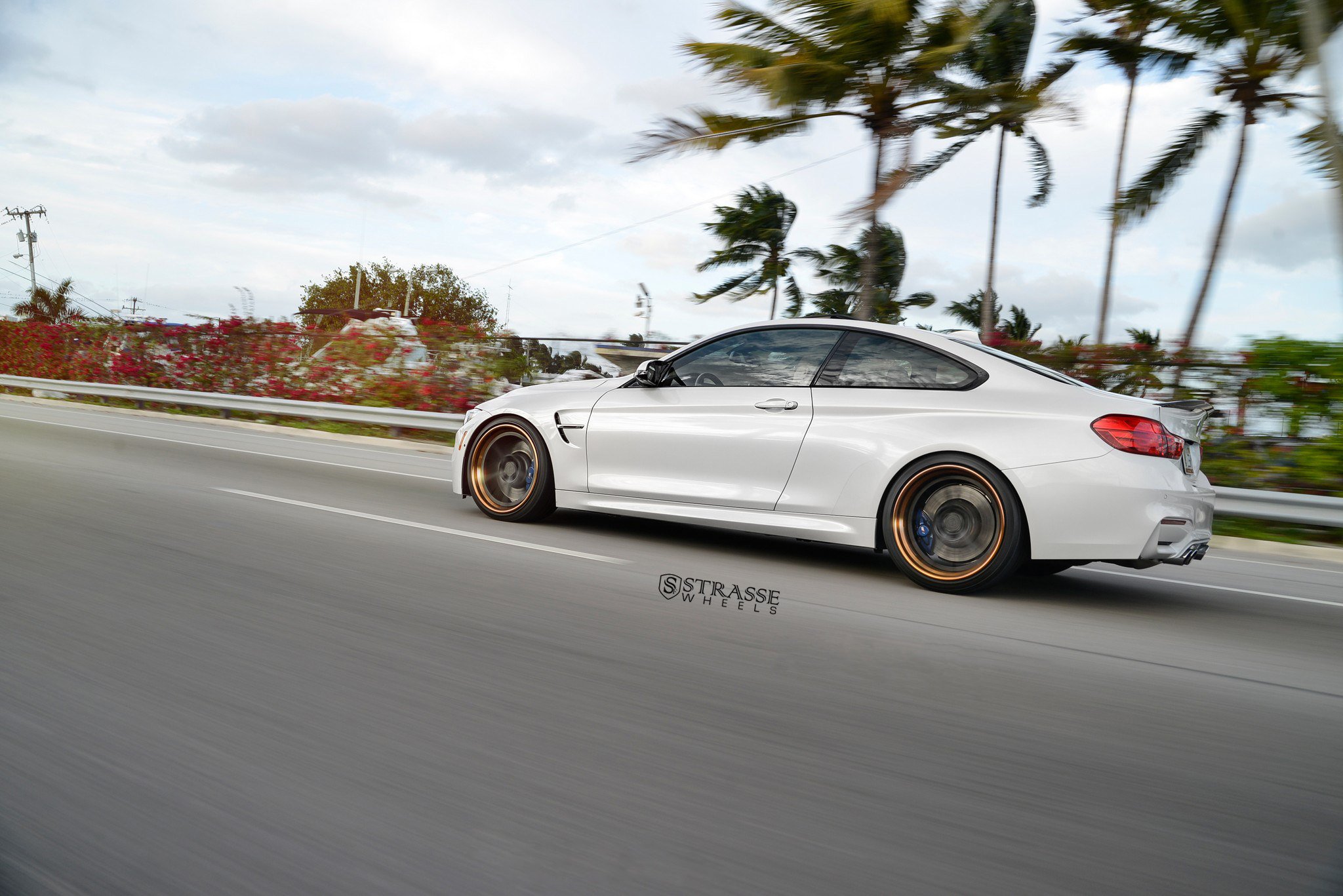 strasse, Wheels, Bmw, M4, Coupe, Cars, White Wallpaper
