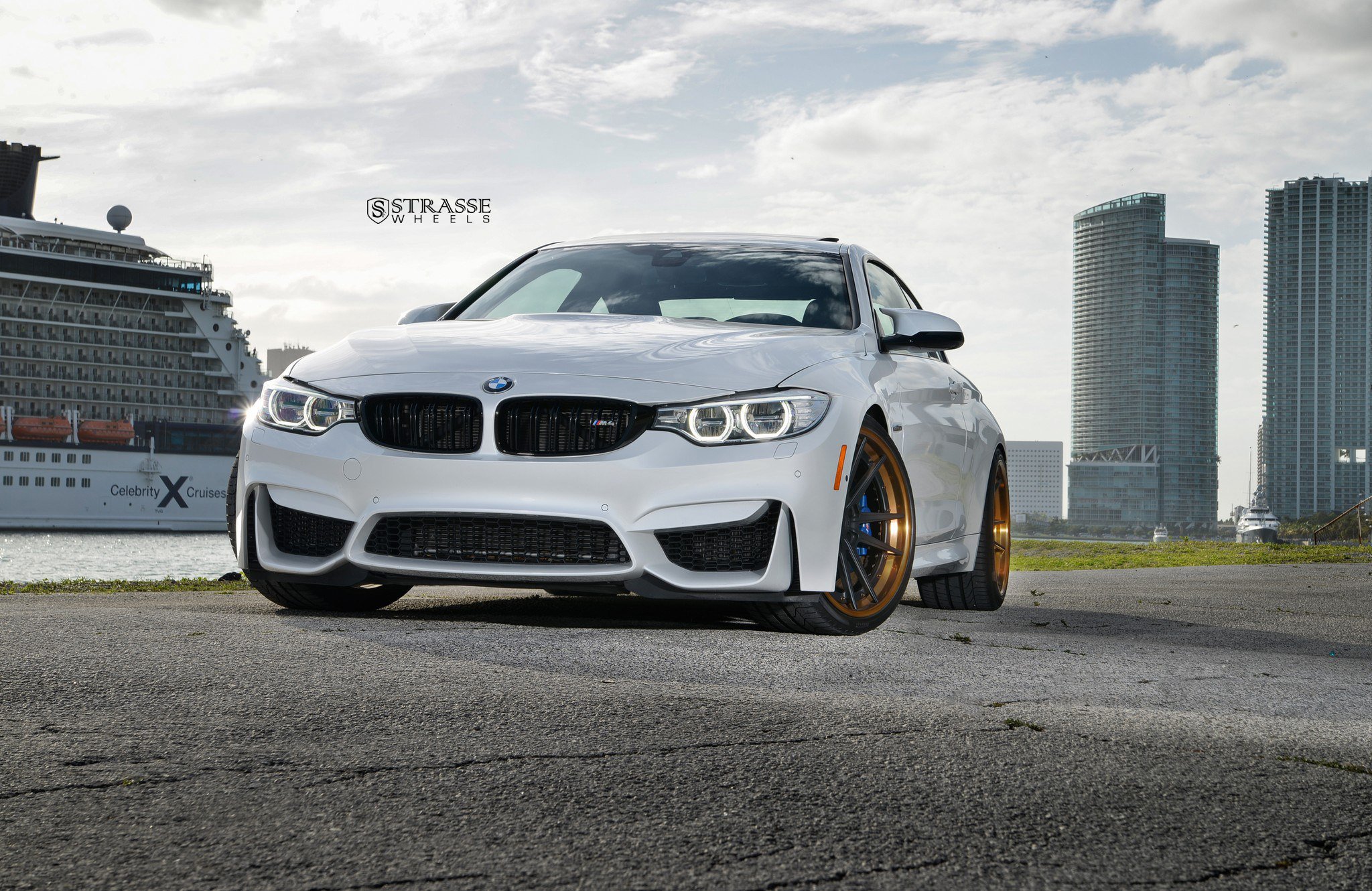 strasse, Wheels, Bmw, M4, Coupe, Cars, White Wallpaper