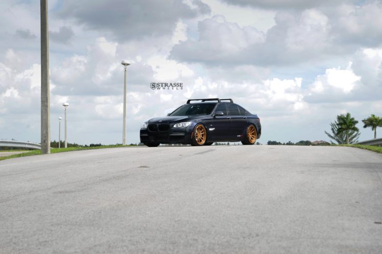 strasse, Wheels, 750i, Bmw, Cars, Sedan, Black HD Wallpaper Desktop Background