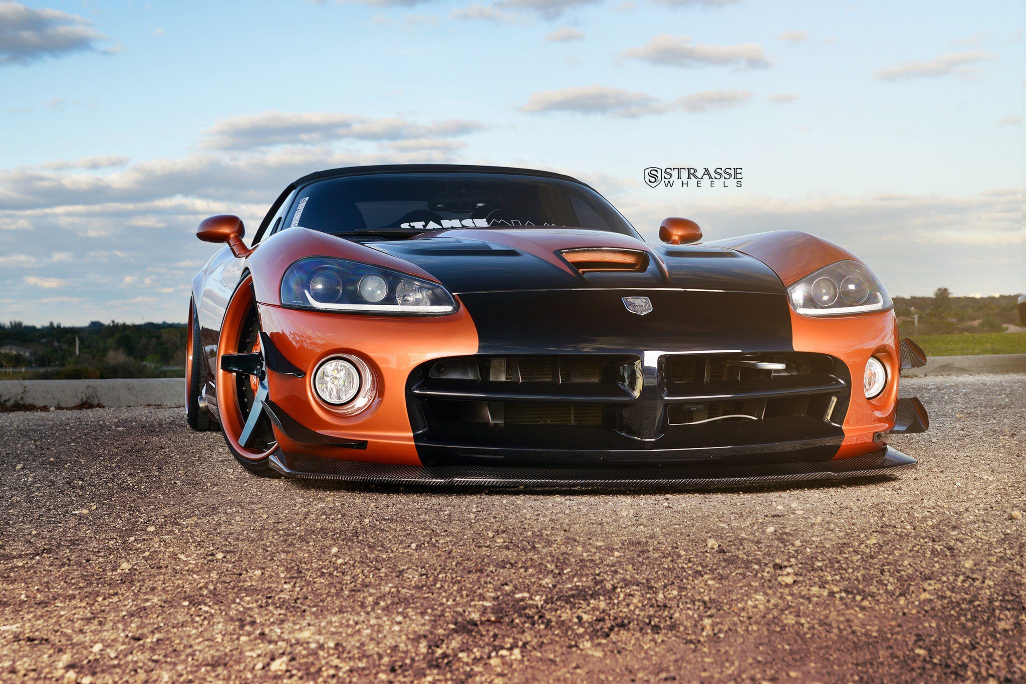strasse, Wheels, Widebody, Kit, Dodge, Viper, Convertible, Modified Wallpaper