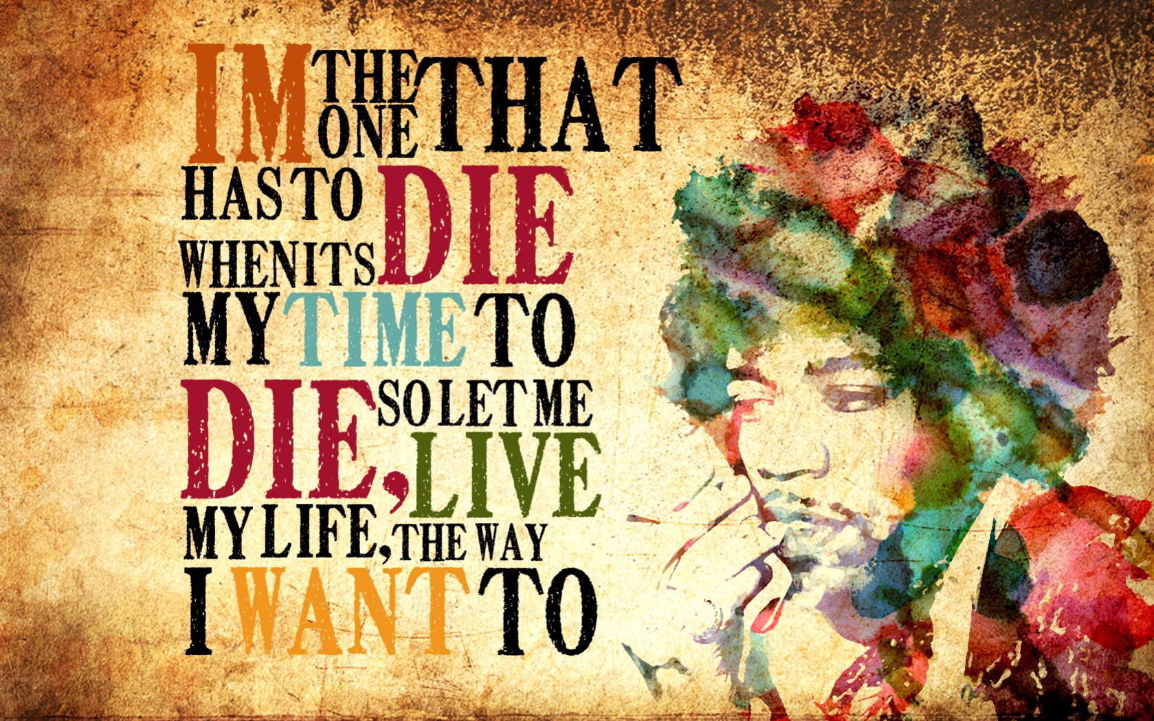 jimi, Hendrix, Die, Life Wallpaper