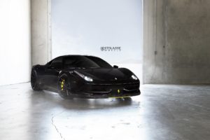 strasse, Wheels, Ferrari, 458, Italia, Black, Cars