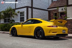 , Porsche, 991, Gt3, Cars, Yellow, Hre, Wheels