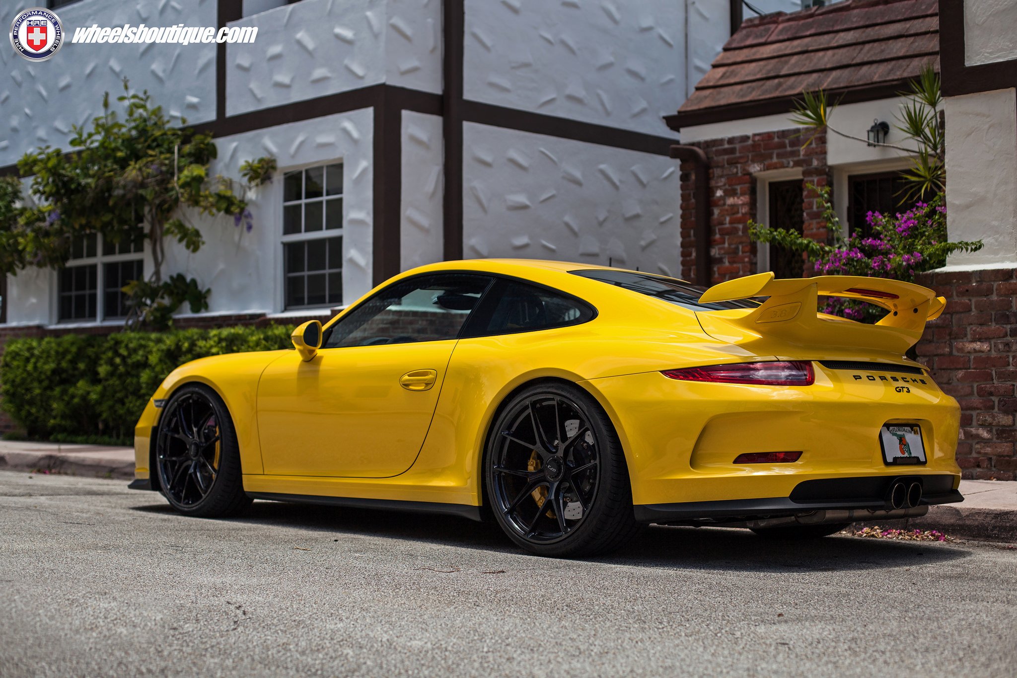 , Porsche, 991, Gt3, Cars, Yellow, Hre, Wheels Wallpaper