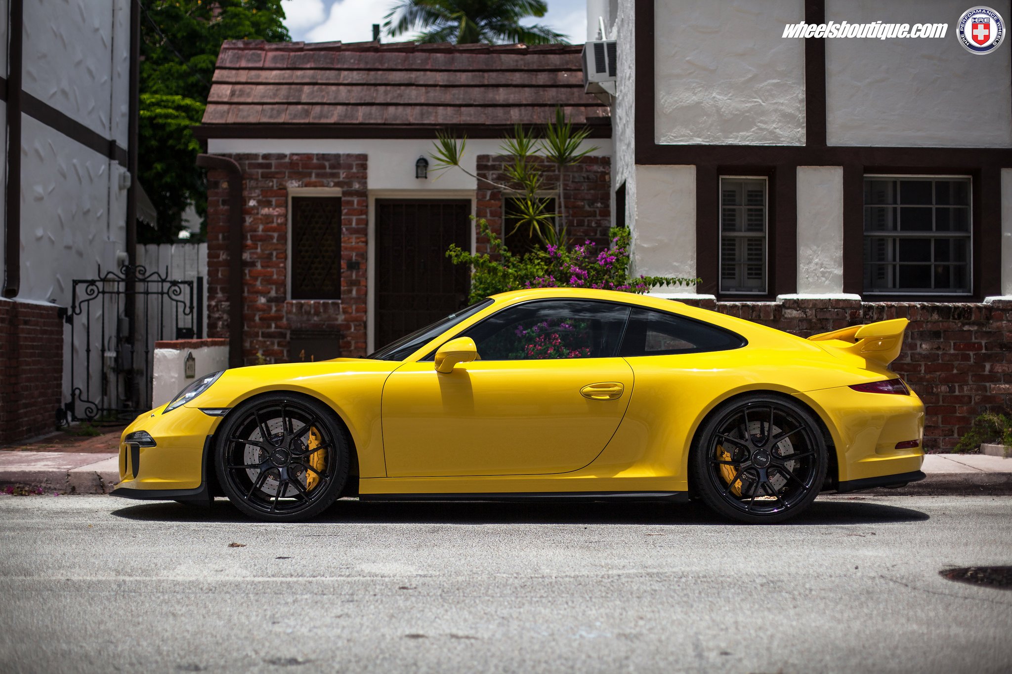 , Porsche, 991, Gt3, Cars, Yellow, Hre, Wheels Wallpaper