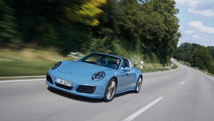 cars, Blue, Porsche, 911, Targa, 4s, Exclusive, Design, Edition,  991 , 2016 HD Wallpaper Desktop Background