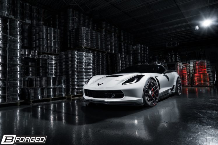 c7 , Chevy, Cars, White, Z06, Corvette, B forged HD Wallpaper Desktop Background