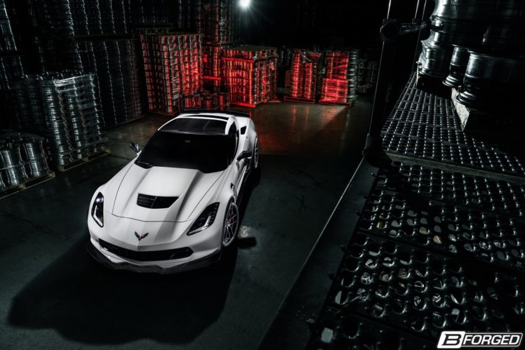 c7 , Chevy, Cars, White, Z06, Corvette, B forged HD Wallpaper Desktop Background