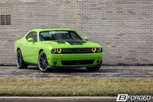 b forged, Wheel, Dodge, Challenger, Cars, Green