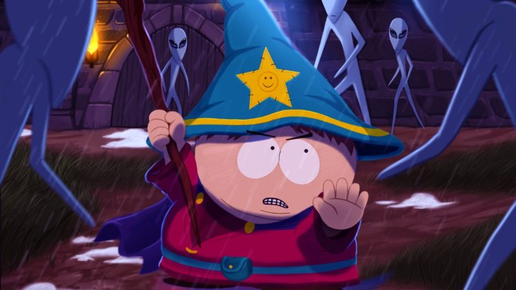 south, Park, Cartman, Alien, Rain, Wizard HD Wallpaper Desktop Background