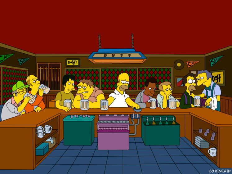 the, Last, Supper, The, Simpsons HD Wallpaper Desktop Background