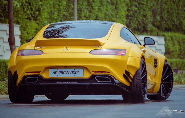 yellow, Mercedes, Amg, Gts, Vossen, Wheels, Cars HD Wallpaper Desktop Background