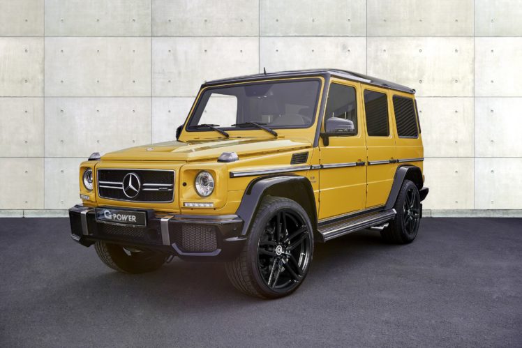 2016, G power, Mercedes, Amg, G63, Cars, 4×4, Yellow HD Wallpaper Desktop Background