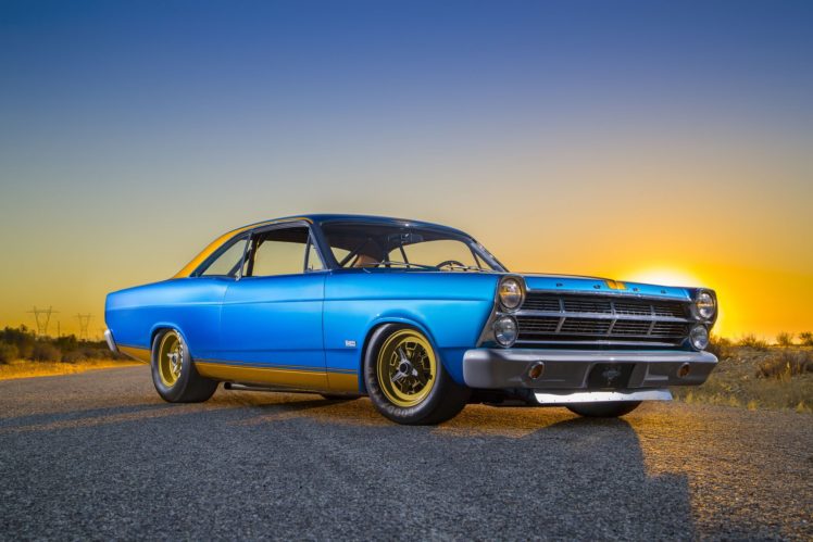 1967, Ford, Fairlane, Cars, Classic, Coupe, Blue HD Wallpaper Desktop Background