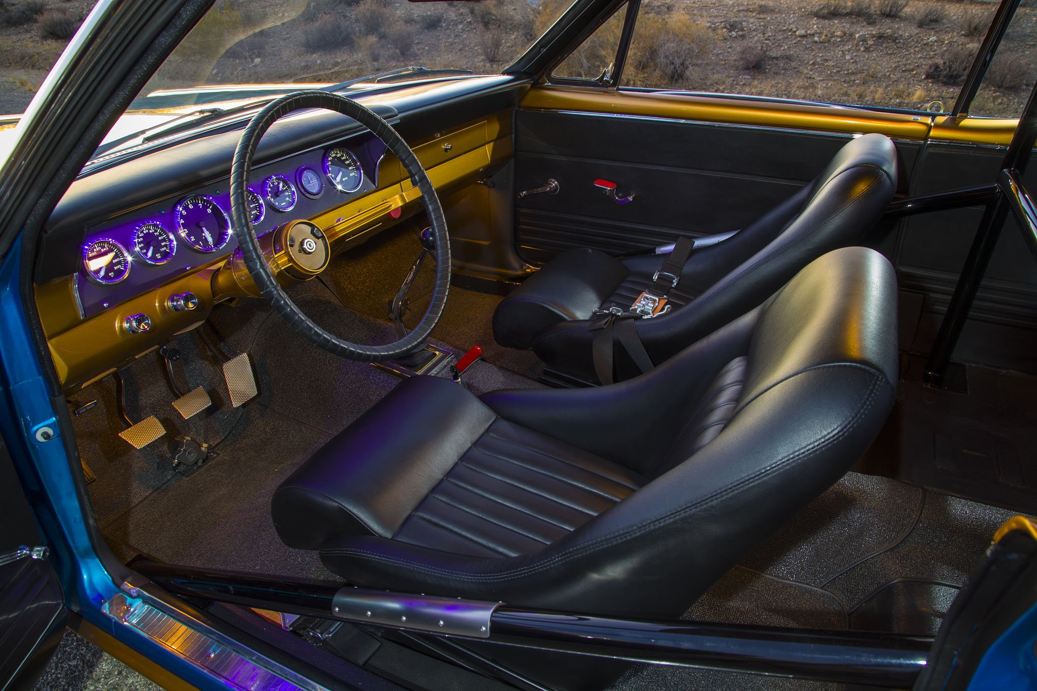 1967, Ford, Fairlane, Cars, Classic, Coupe, Blue Wallpaper