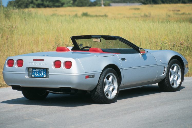 1996, Chevrolet, Corvette, Convertible, Collector, Edition, Cars, Silver HD Wallpaper Desktop Background