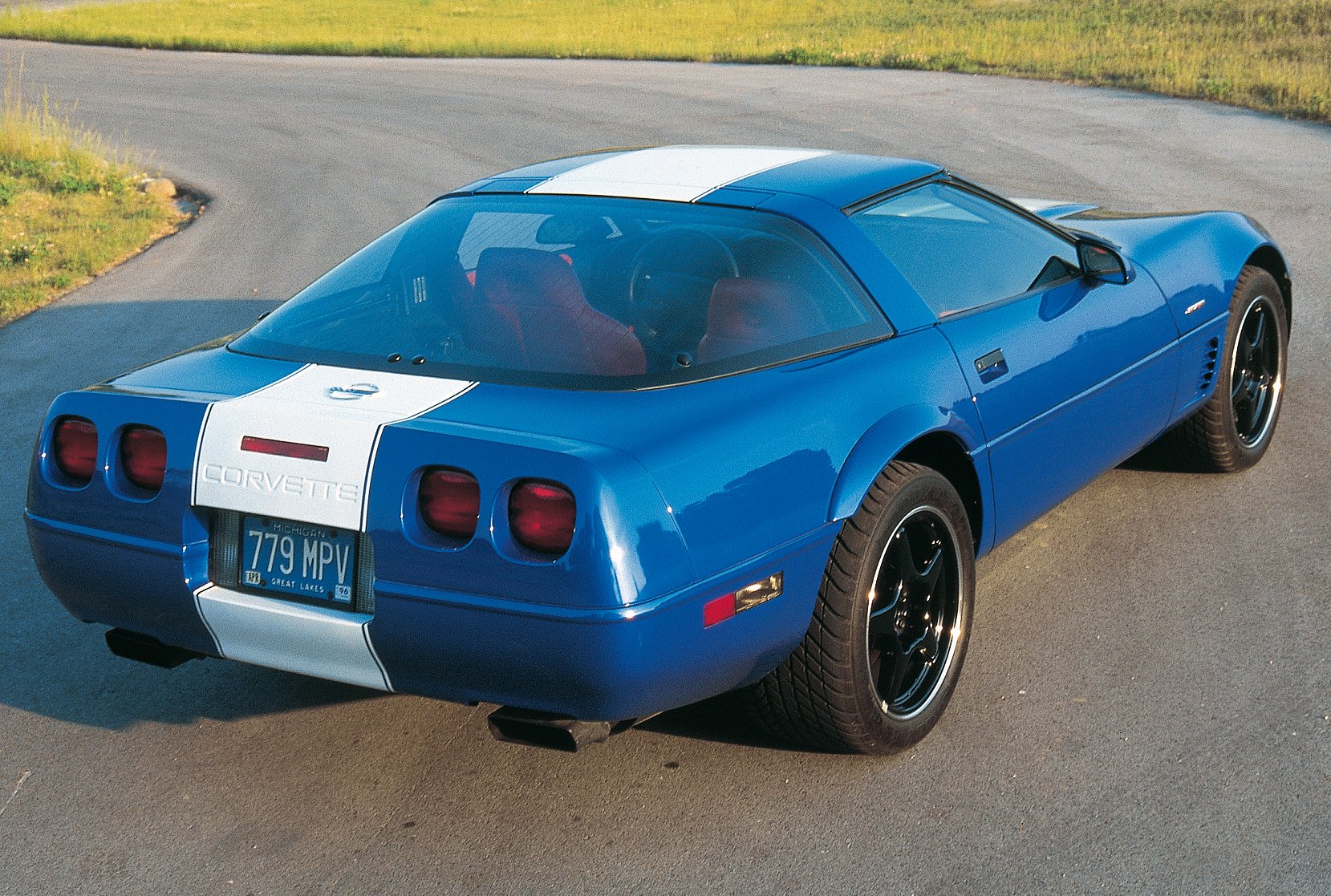 1996, Chevrolet, Corvette, Grand, Sport, Coupe, Cars, Blue Wallpaper