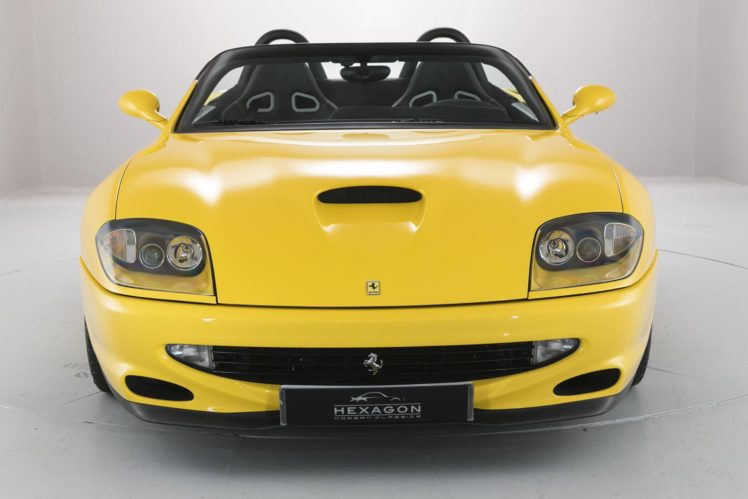 2000, Ferrari, 550, Barchetta, Cars, Yellow HD Wallpaper Desktop Background