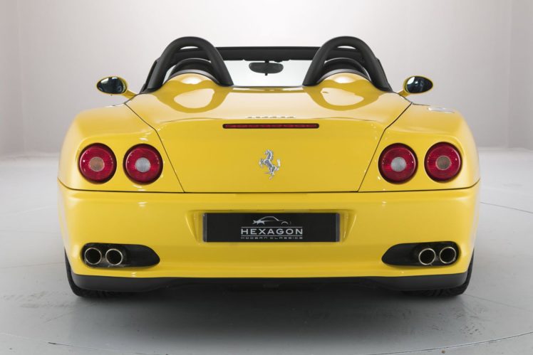 2000, Ferrari, 550, Barchetta, Cars, Yellow HD Wallpaper Desktop Background