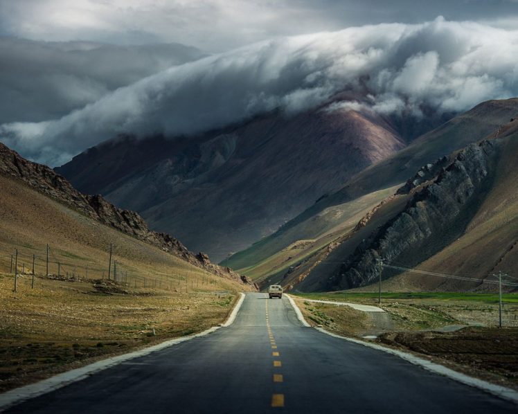 mountain road  2048×2560 HD Wallpaper Desktop Background