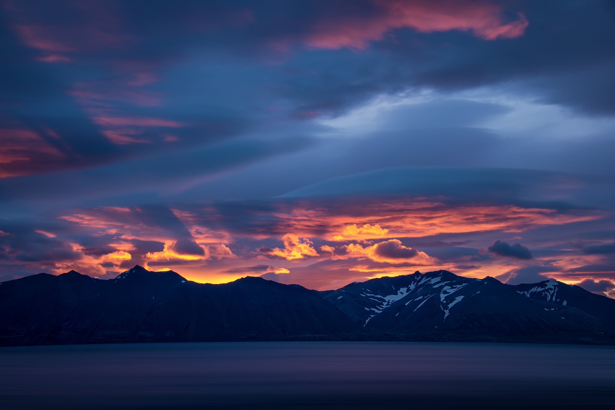 westfjords, Iceland, Greenland, Sea, Sunset, Mountains, 2048x1367 Wallpaper